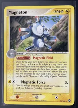 Magneton Card Lot of 2: 27/112 Fire Red Leaf Green, 16/108 Pokemon Power Keepers - Image 5