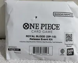 One Piece Card Game Royal Blood OP-10 Release Event Kit - Sealed - Image 1