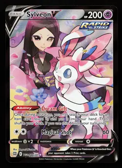 Sylveon V TG14/TG30 Ultra Rare Brilliant Stars Pokemon Card - Image 1