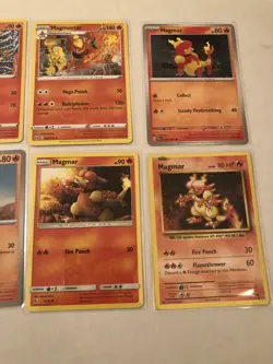 Lot of 8 Magmar and Magmortar Pokemon Cards - Image 3