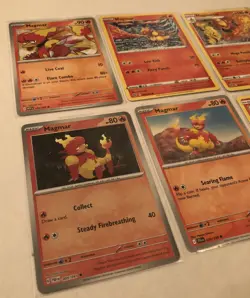 Lot of 8 Magmar and Magmortar Pokemon Cards - Image 5