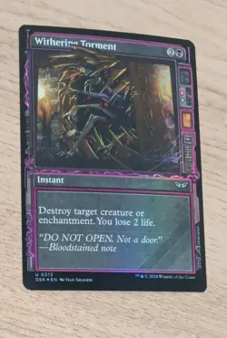 MTG Withering Torment Showcase Foil - Duskmourn - 0313 Uncommon - Image 1