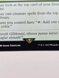 Elven Chorus (LTR-160) Universes Beyond Lord of the Rings Tales Middle Earth mtg - Image 3