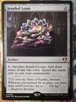 Jeweled Lotus, CMM, Regular, MTG, #396, NM++ - Image 1