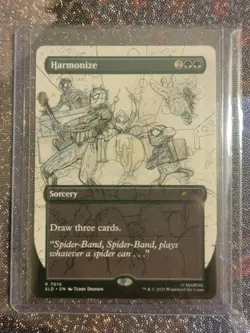 MTG Secret Lair Spider-Man Bonus Harmonize Sketch Variant 7015 - Image 2