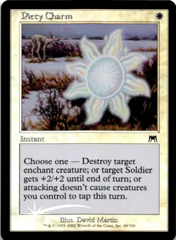 Piety Charm Foil Onslaught Magic the Gathering MTG Lightly played - Image 1