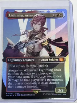 Lightning, Army of One Borderless 0400 FINAL FANTASY Foil #400 - Image 1