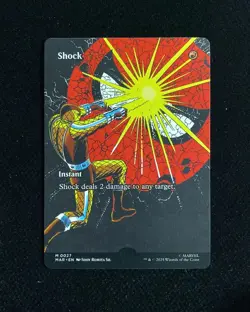 2025 Magic The Gathering MTG Marvel EN #M 0027 Borderless Shock GAV - Image 1