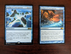 MTG Leyline of Anticipation x2 - M20 and M11, NM, see pics and desc - Image 1