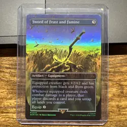 Sword of Feast and Famine Borderless FOIL #124 | ACR Assassin's Creed | MTG - Image 1