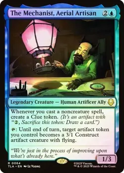 FOIL The Mechanist Aerial Artisian- Avatar the Last Airbender - MTG - NM - Image 1