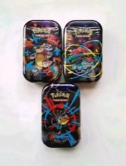 Pokemon TCG: Mega Evolution Mega Heroes Mini Tin Lot Of 3 (New Factory Sealed) - Image 1