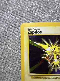 Pokemon TCG Zapdos Base Set Holo Unlimited Rare Card 16/102 - Image 2