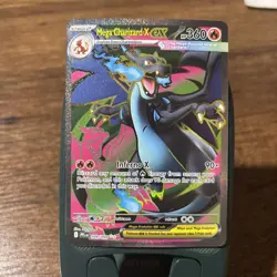 Pokemon TCG Mega Charizard X EX 109/094 Ultra Rare Phantasmal Flames English - Image 1