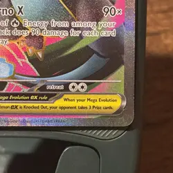 Pokemon TCG Mega Charizard X EX 109/094 Ultra Rare Phantasmal Flames English - Image 2