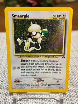 2001 Pokemon #11/75 Smeargle (Neo Discovery) Holo NM - Image 1