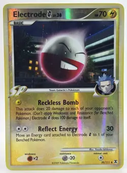 Pokemon TCG - Electrode G 39/111 - Rising Rivals Reverse Holo - 2009 - MP - Image 1