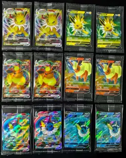 Pokemon TCG S.Chinese Jolteon VMAX Flareon VMAX Glaceon VMAX CSHC Lot*12 Sealed - Image 1
