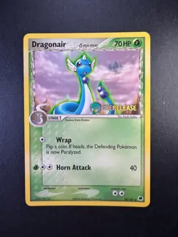 Pokemon Dragonair 28/101 Prerelease Dragon Frontiers 2006 NON-HOLO STAMPED - Image 1