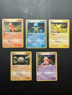 Pokemon Ditto EX Delta Species - (Squirtle Charmander Mr. Mime Geodude Pickachu) - Image 1