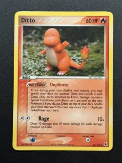 Pokemon Ditto EX Delta Species - (Squirtle Charmander Mr. Mime Geodude Pickachu) - Image 3