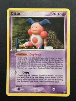 Pokemon Ditto EX Delta Species - (Squirtle Charmander Mr. Mime Geodude Pickachu) - Image 5