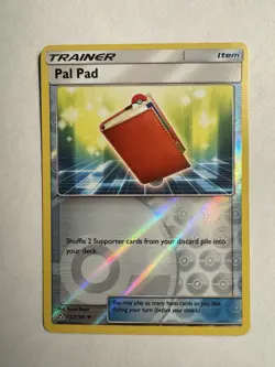 Pal Pad 132/156 Sm-Ultra Prism Reverse Holo Pokemon TCG NM/ M - Image 1