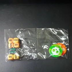 Pokemon Evolving Skies Dice And Damage Counters Orange - Image 1