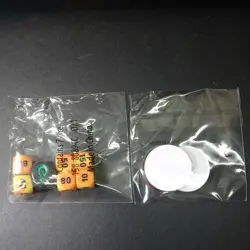 Pokemon Evolving Skies Dice And Damage Counters Orange - Image 2