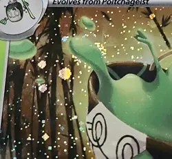 Pokemon TCG Sinistcha Cosmos Holo Card 022/167 Trick or Trade Part Swirl NM - Image 2