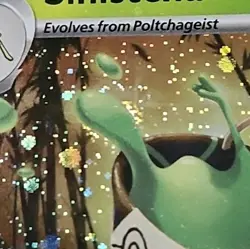 Pokemon TCG Sinistcha Cosmos Holo Card 022/167 Trick or Trade Part Swirl NM - Image 4