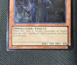 Yugioh Spellbook Magician of Prophecy REDU-EN015 ULTIMATE RARE LP Return Dualist - Image 4