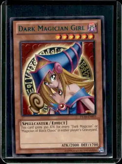 2014 Duelist League Yu-Gi-Oh! Dark Magician Girl Blue Foil #DL18-EN003 - Image 1
