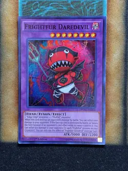 Yugioh Frightfur Daredevil DPDG-EN006 Super Rare 1st Ed NM - Image 1