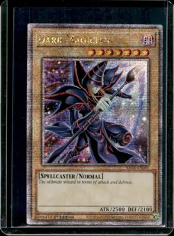 2025 Yu-Gi-Oh! Quarter Century Dark Magician Secret Rare #RA04-EN001 - Image 1