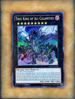 Yugioh True King of All Calamities MACR-EN046 Super Rare 1st Ed NM - Image 1