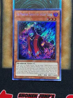 Yugioh The Phantom Knights Of Ancient Cloak BLRR-EN061 Secret Rare 1st Ed NM - Image 1