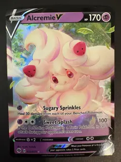 Alcremie V 022/073 Champions Path Ultra Rare Pokemon Card NM - Image 1
