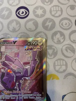 Pokemon TCG Genesect V Fusion Strike Alternate Art Rare Card 255/264 nm - Image 2