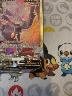 Pokemon TCG Genesect V Fusion Strike Alternate Art Rare Card 255/264 nm - Image 5