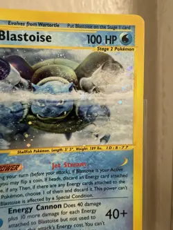 Pokemon 2002 Expedition Blastoise Holo Card #4/165 - Image 4