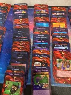 Illuminati New World Order Card Game, INWO 130 Card Lot All Unlimited Edition - Image 4