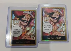 One Piece Gol.D.Roger GOLD DON!! Card (OP-13) English [2 Piece] - Image 1