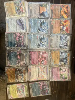 Pokemon Double Rare (ex) Bulk Lot 77 Cards - Image 2