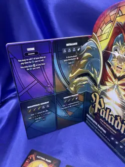 Dice Throne Paladin Alt Art-Promo Pack with 4 Foil Art Cards, Age of Devotion - Image 3