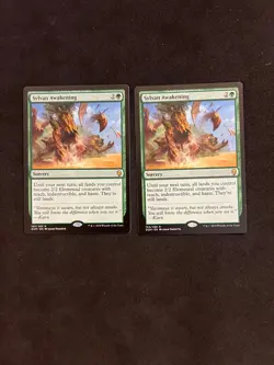 Sylvan Awakening x2 [Dominaria] Magic MTG Cards LP - Image 1