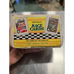 1988 Maxx Race Cards FIRST ANNUAL EDITION 100 CARD SET, COMPLETE,Richard Petty - Image 1