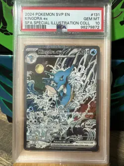 PSA 10 GEM MINT Kingdra ex 131 Sv: Scarlet & Violet Promo Cards Holo - Image 3