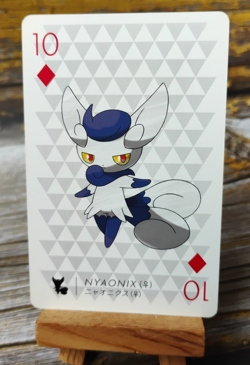 Meowstic - 2013 Yveltal Pokemon Y Poker Deck - Pokemon XY Playing Card - Image 1