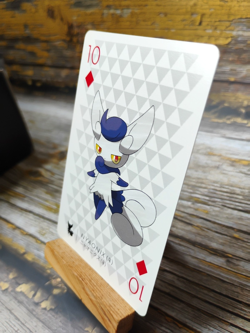 Meowstic - 2013 Yveltal Pokemon Y Poker Deck - Pokemon XY Playing Card - Image 2